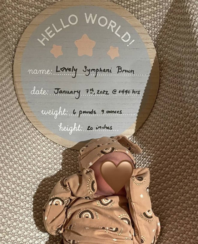 Diamond announced the birth of her first child back in January