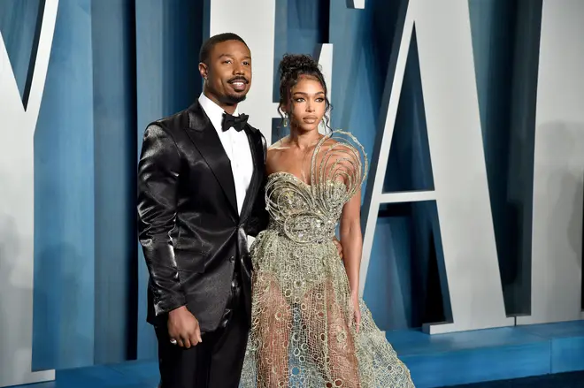 Michael B. Jordan and Lori Harvey pictured before their split