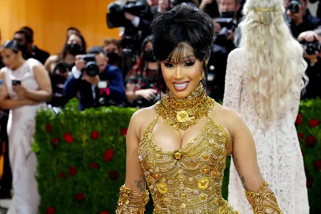 Cardi B at the Met Gala earlier this year