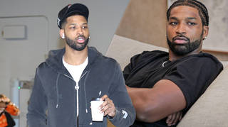 Tristan Thompson was spotted getting close to a mystery woman in Vegas