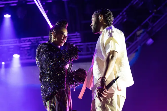 Aiko and Big Sean performing at Coachella