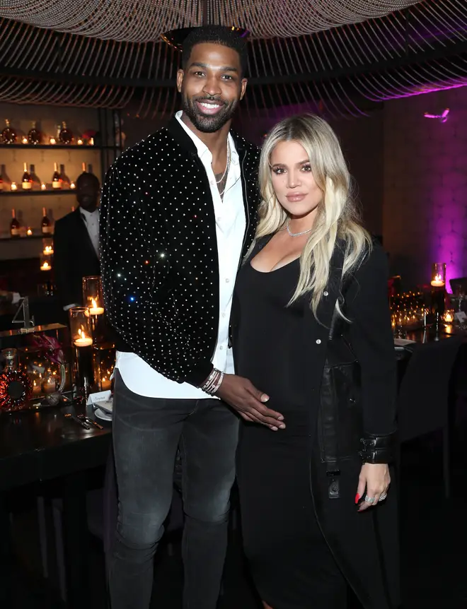 Tristan and Khloé in 2018