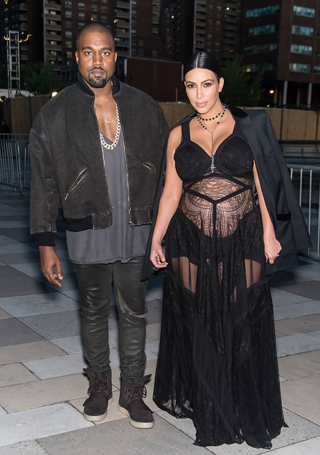 Kanye West and ex-wife Kim Kardashian