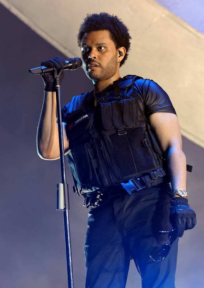 The Weeknd performing at this years Coachella