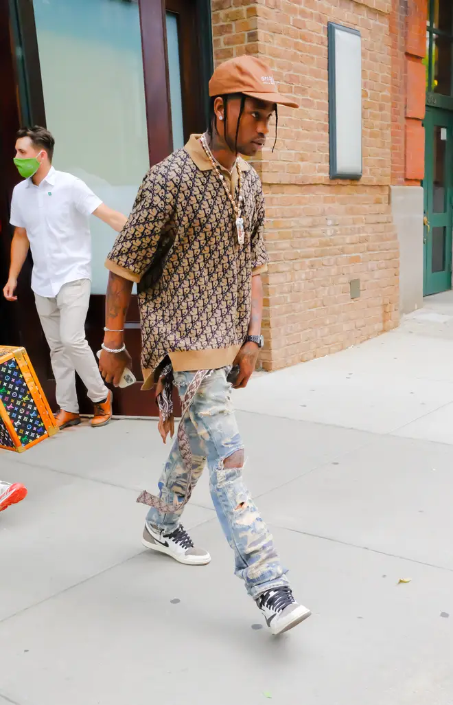 Travis is often seen wearing his own Nike trainers