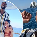 Tristan Thompson slammed for getting cosy with Khloe’s family friend on yacht