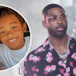 Tristan Thompson shares rare photo with son Prince, 5, after wild partying