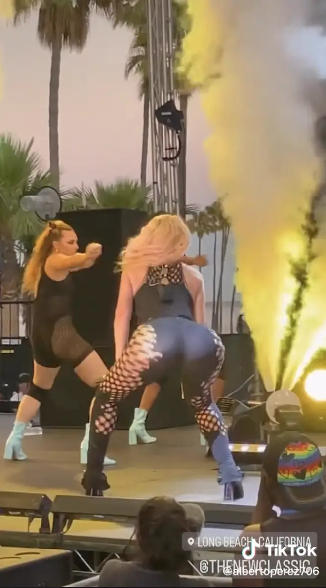 Iggy twerked on stage at a recent pride event.