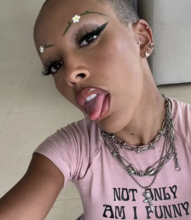 Doja showed off her new look on Instagram