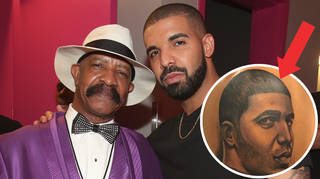 Drake roasts his dad for getting very questionable tattoo of his face