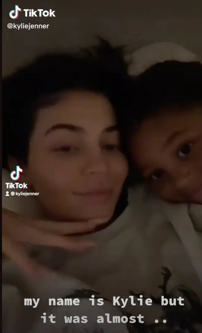 Kylie Jenner participated in a TikTok trend