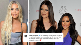 Khloe Kardashian responds after brother Rob's ex Adrienne Bailon welcomes first child
