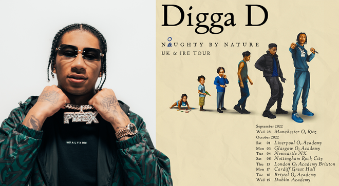 Digga D is set to perform at O2 Academy Brixton in October.