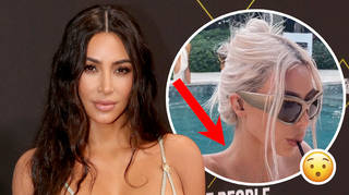 Kim Kardashian accused of photoshop again in poolside selfie