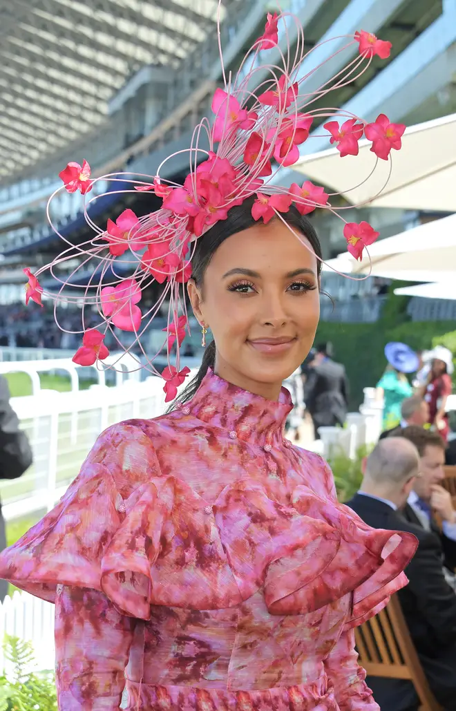 Maya Jama at Ascot races earlier this year