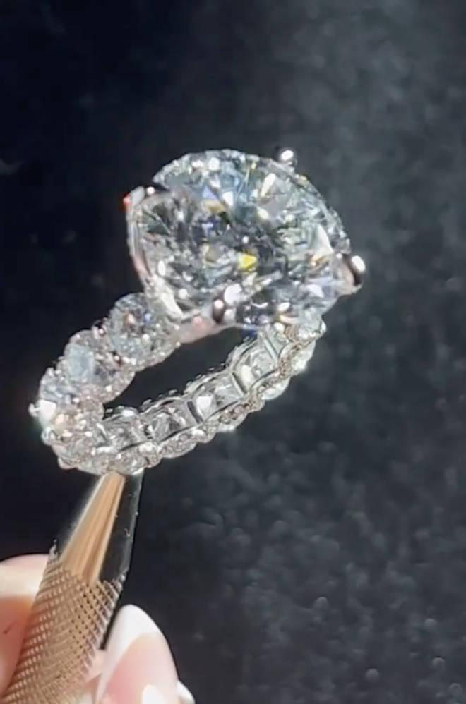 The ring which the jewellers called NBA YoungBoy's 'engagement ring'.