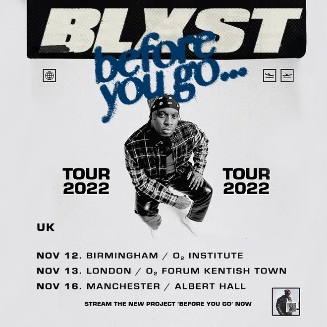 BLXST is bringing his Before You Go Tour to the UK this November!
