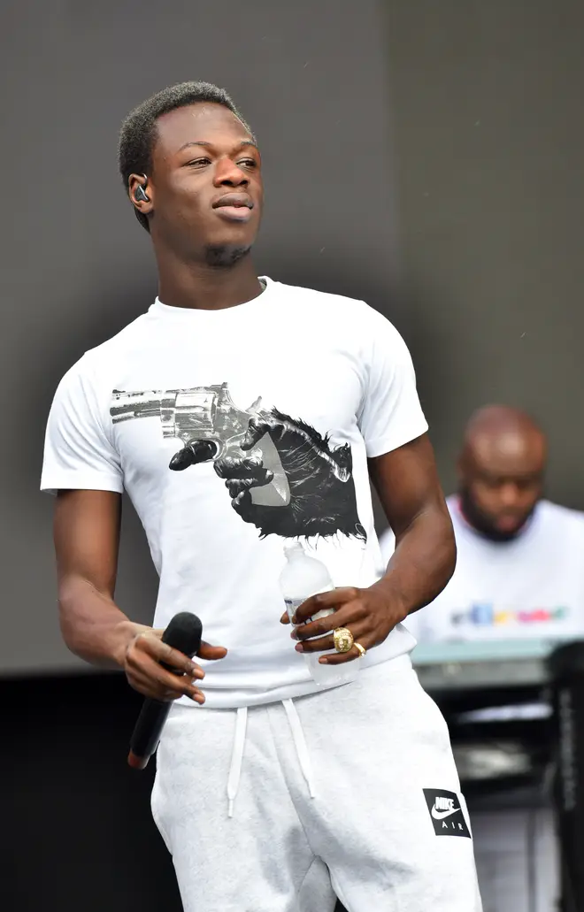 J Hus (pictured) and MoStack get a shoutout in Stormzy's new single