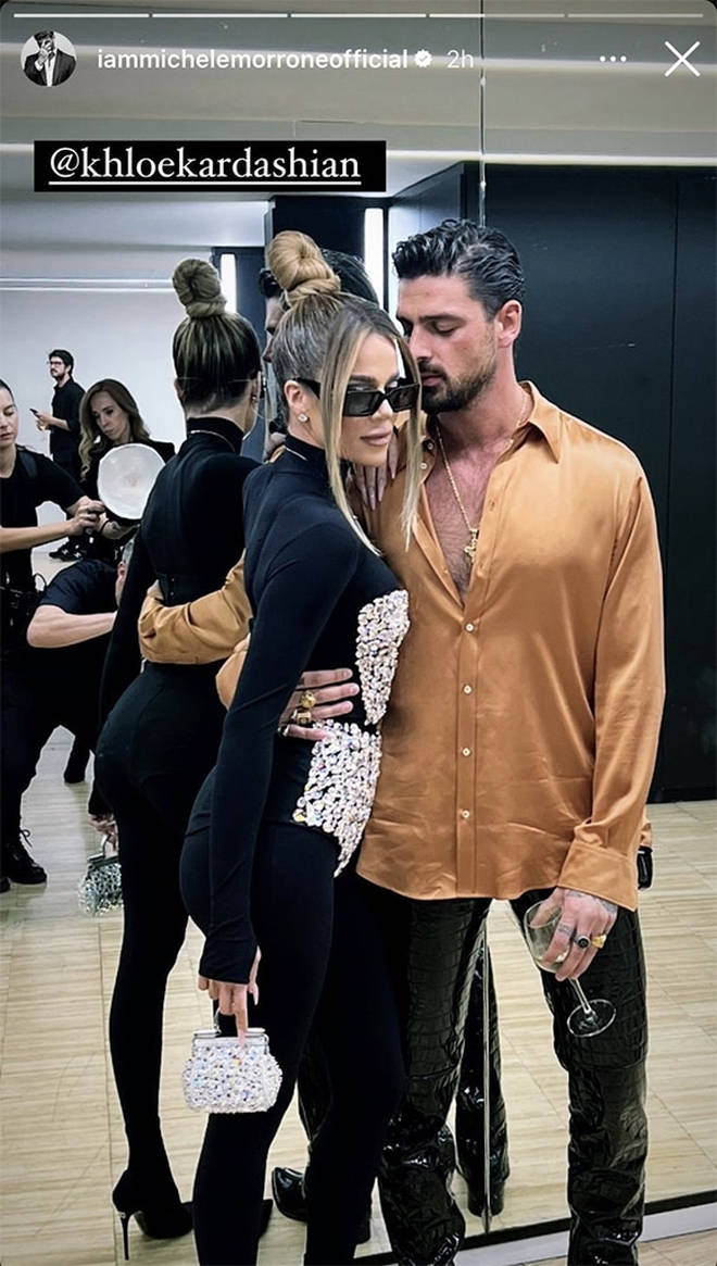The pair seemed to embrace in Michele's Instagram story.