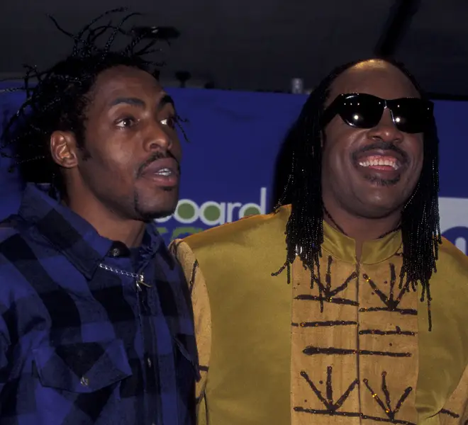 Coolio and Stevie Wonder