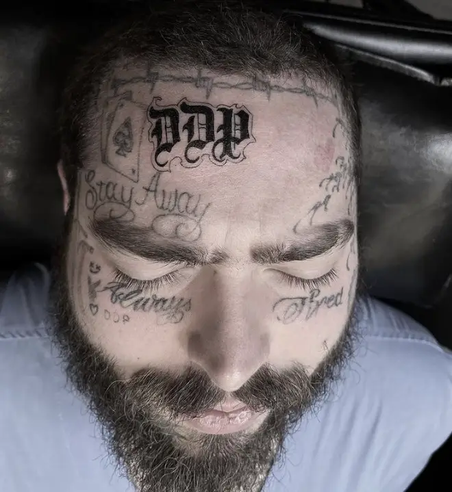 Posty's new inking is the initials of his daughter