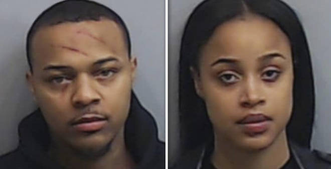 Bow Wow and Kiyomi mugshots from the Atlanta Police arrest