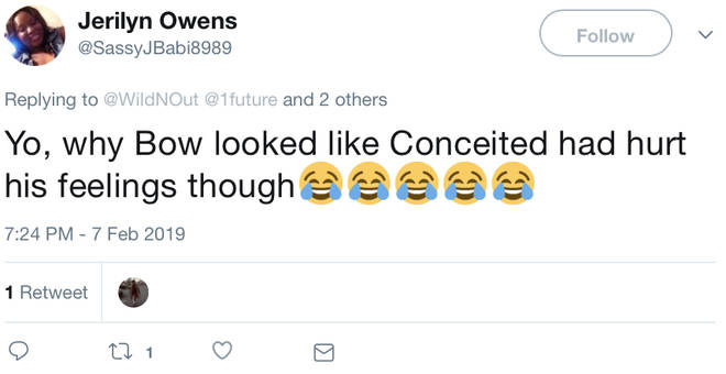 Fans respond to the clip of Conceited going in on Bow Wow
