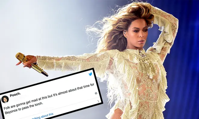 Beyonce has been asked to "Pass The Torch"