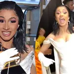 Cardi B won 'Best Rap Album' for her debut 'Invasion Of Privacy.'