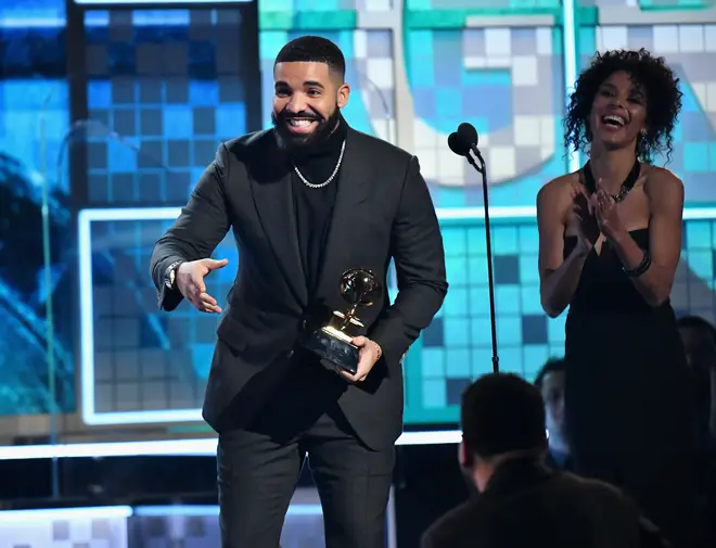 Drake picked up the award for 'Best Rap Song.'
