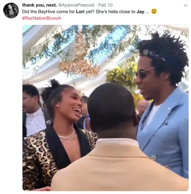 Beyoncé fans have been dragging Lor Harvey after she was spotted smiling at Jay Z