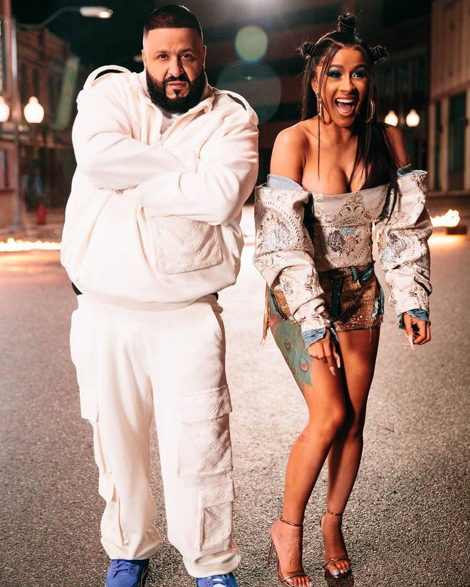Cardi B and DJ Khaled are working on a new music video.