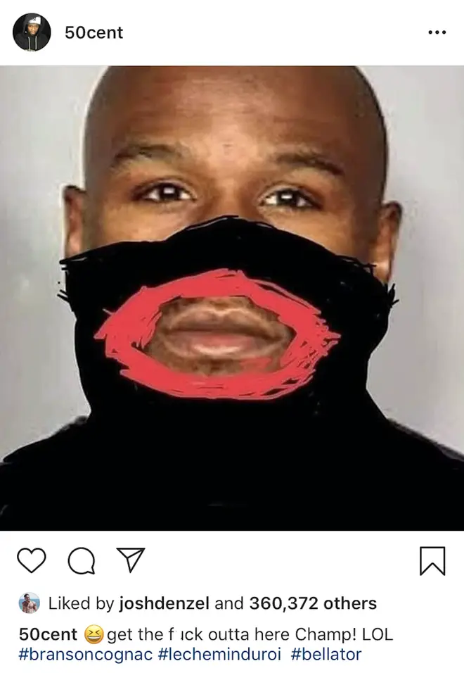 50 Cent roasted the boxer in light of his recent controversy.