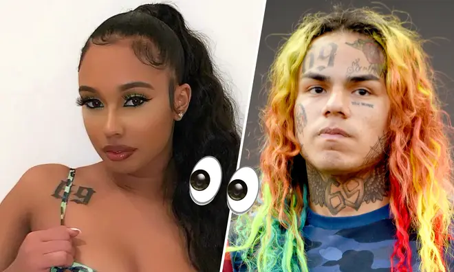 Tekashi 6ix9ine's girlfriend Jade took a swipe at him on Valentine's Day.