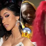 Cardi and Offset got steamy while listening to her new song 'Please Me.'