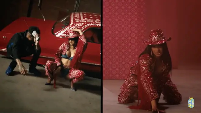 Blueface and Cardi B have an unmatched vibe while dancing in the music video