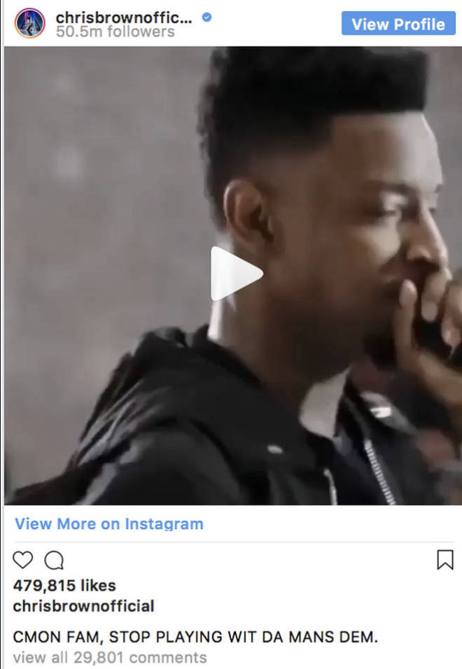 21 Savage Speaks Out On Chris Brown S Meme Trolling Capital Xtra