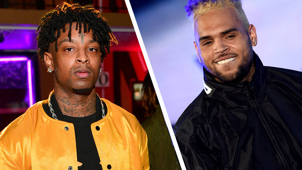 21 Savage Speaks Out On Chris Brown S Meme Trolling Capital Xtra