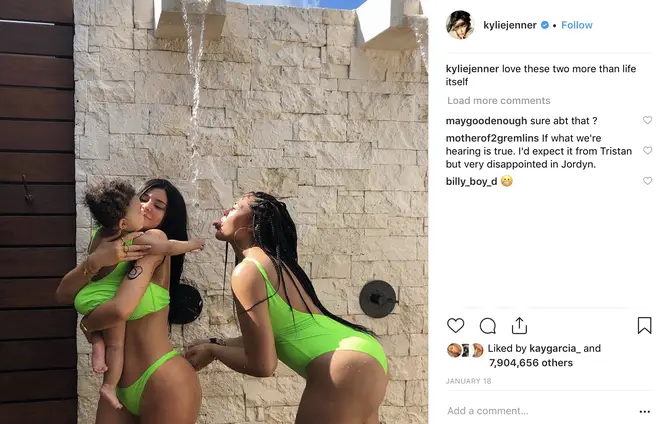 Besties Kylie and Jordyn on vacay together with baby Stormi having a great time