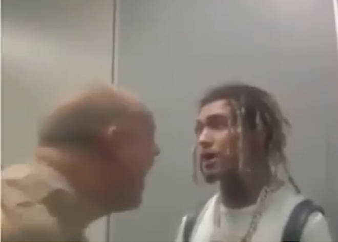 Police officer shouts at Lil Pump while arresting him in police body cam footage