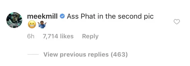 Meek Mill left a comment underneath Kourtney Kardashian's daring photo