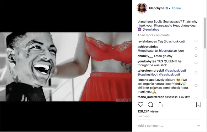 Black Chyna mocks Soulja Boy in an humiliating video on Instagram