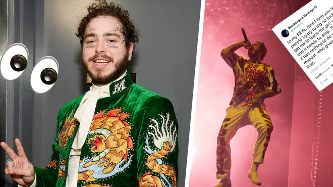 Post Malone Calls Out "Fake" Fans Trolling His Girlfriend