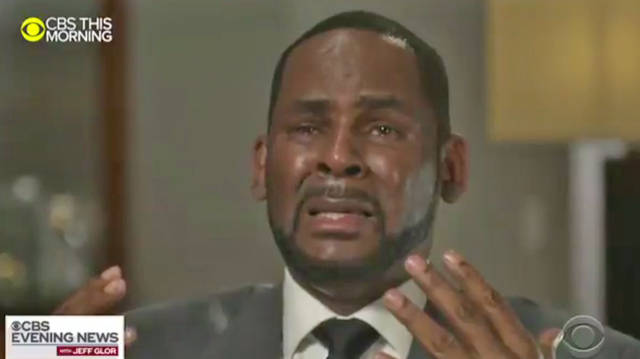 R Kelly breaks down during Gayle King interview on CBS This Morning