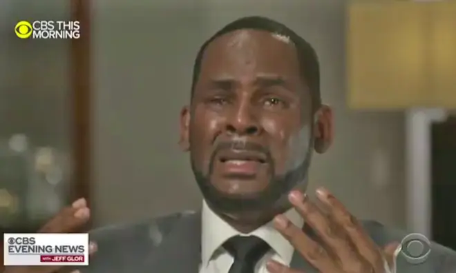 R Kelly breaks down during Gayle King interview on CBS This Morning