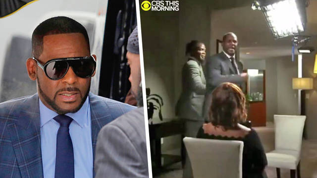 R Kelly lost control during an interview with Gayke King