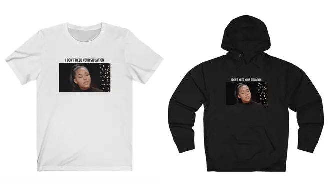 Jordyn&squot;s "I don&squot;t need your situation" quote is now being sold on merch.