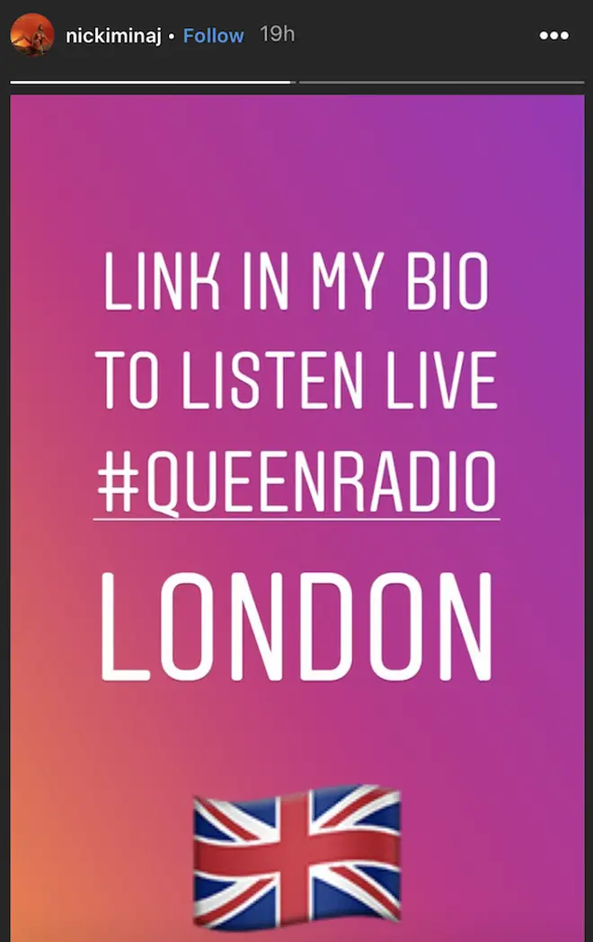 Nicki Minaj Announces Live Show In London For Queen Radio