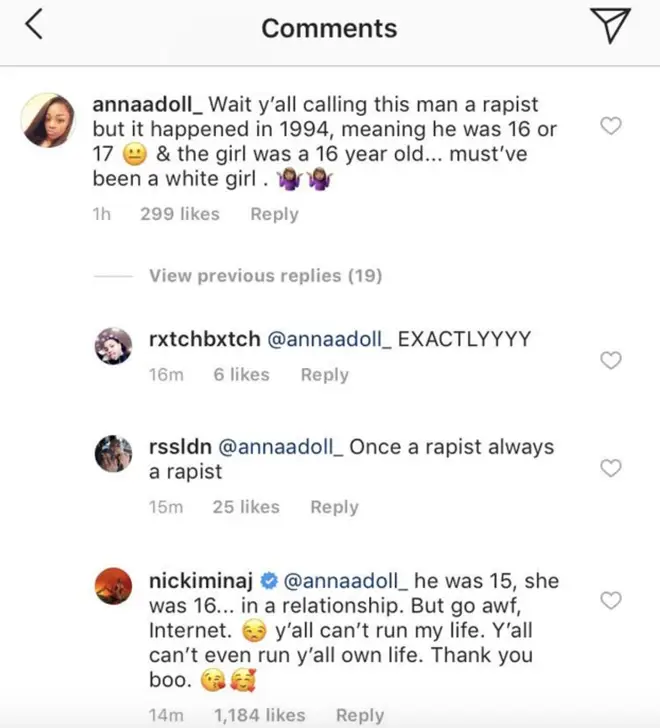 Nicki defends Kenneth Petty after fans come after him for rape conviction