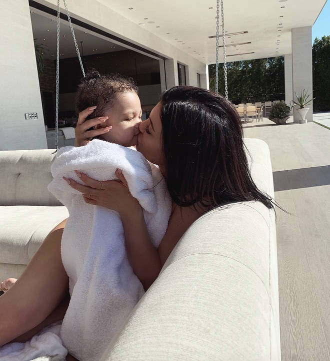 Kylie gave birth to her daughter Stormi in February 2018.